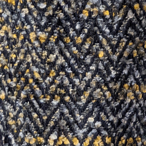 Angie Coat No Size Tag Vintage Wide Collar Button Closure 3/4 Sleeves - Picture 5 of 7